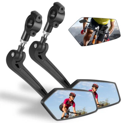 2 Fahrradspiegel E-Bike Rückspiegel Fahrrad Lenker Spiegel MTB City Links Rechts - Bild 1 von 4