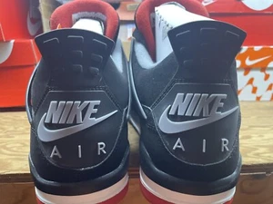 Größe 13 - Air Jordan 4 IV Retro OG Mid Bred Black Fire Red Cement 308497060 - Bild 1 von 14
