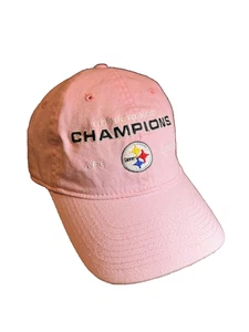 Reebok™ Conference Champions AFC 2005 STEELERS Women Adjustable BOX SHIP - Picture 1 of 15