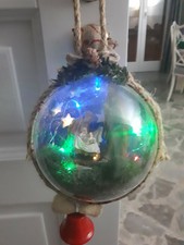 Palla Di Natale Artigianale luminosa