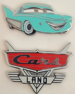 Disneyland Disney Parks Pixar Cars Flo and Cars Logo Pin 2024 Brand New - Picture 1 of 2