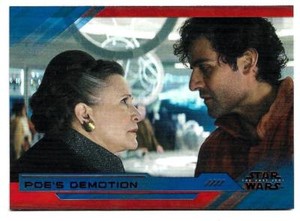 2018 Topps Star Wars The Last Jedi SERIES 2 Blue Parallel #25