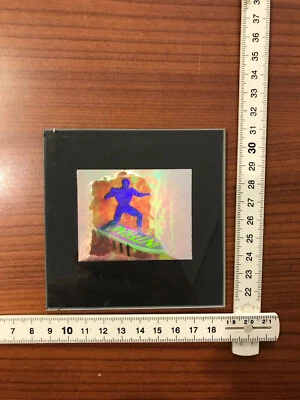1 Hologramm Bild mit Surfer Internet,  Holographie 3D (HX-15) - Bild 1 von 3