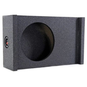 QPower QBOMB Single 12" Shallow Sealed Universal Downfire Sub Woofer Box - Picture 1 of 3