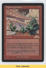 1998 Magic: The Gathering - Exodus Fighting Chance #82 READ 1s7