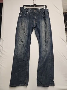 Levis 527 Jeans Herren 34x30 Blau Bootcut Light Denim Boot - Bild 1 von 21