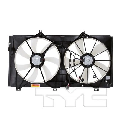 Dual Radiator and Condenser Fan Assembly TYC For 2007-2012 Lexus ES350 - Image 1 of 4