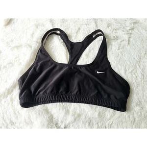 Reggiseno sportivo elasticizzato Nike nero racerback non imbottito taglia large - Foto 1 di 6