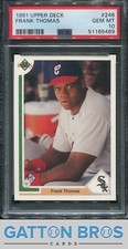 1991 Upper Deck #246 Frank Thomas PSA 10 GEM MINT