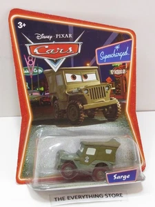 CARROS DISNEY PIXAR JEEP MILITAR SARGE SOBREALIMENTADO NUEVO ENVÍO GRATUITO - Imagen 1 de 2