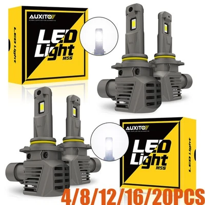 50000LM M5S 9005+9006 LED Headlight Bulb White Low Beam Conversion Kit4-20x - Image 1 of 4