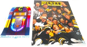 Beckett Hockey Monthly Magazine issue # 22 august 1992 pittsburgh penguins champ - Picture 1 of 3