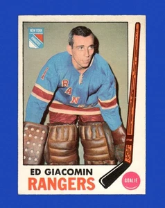 1969-70 O-Pee-Chee Set-Break # 33 Ed Giacomin EX-EXMINT *GMCARDS* - Picture 1 of 2