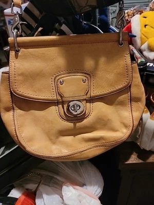 Coach Vachetta Willis Leather Crossbody Bag Purse Silver Hardware Anniversary - Image 1 of 4