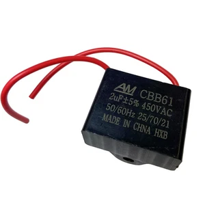 CBB61-2uF, 2uF @ 125/250V AC Single Ceiling Fan Capacitor (CFC-2) - Picture 1 of 2