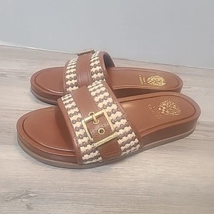 Vince Camuto Kenlie braune Damen-Pantoletten stilvoll und bequem Größe 7-7782615 - Bild 1 von 7
