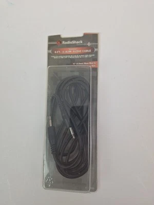 6-Foot Audio Cable Cord Radio Shack RCA Male to Male 1.82m 4202420 Open box - Image 1 of 2