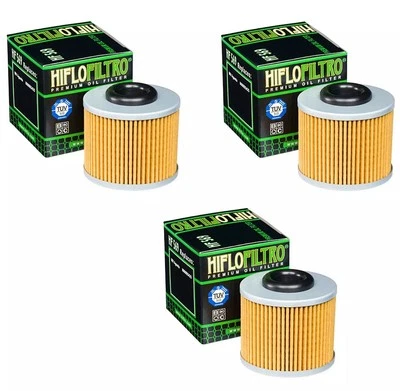 3 Hiflo HF569 Oil Filters  For MV Agusta F3 800, F3 675, Brutale 675 Turismo - Image 1 of 4