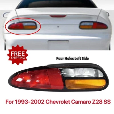 Fits 1993-2002 Chevrolet Camaro Z28 SS New Rear Tail Light Four Holes Left Side Foto 1 de 4