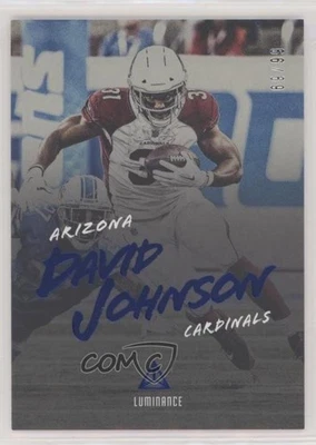 2018 Panini Luminance Blue Luminance /99 David Johnson #24 - Image 1 of 2