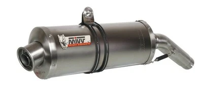 D.018.LX1 - Silencers Exhaust Mufflers Mivv Oval Inox Ducati Monster 1000 S4 - Image 1 of 2