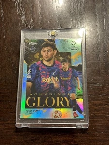 2021-22 Topps Chrome UCL - Chasing Glory Yusuf Demir #CG-16 (RC) Refractor /199 - Picture 1 of 5