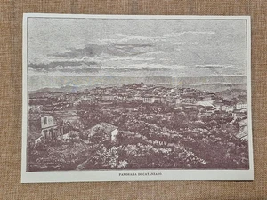 Catanzaro nell'800 Panorama generale Calabria - Picture 1 of 1