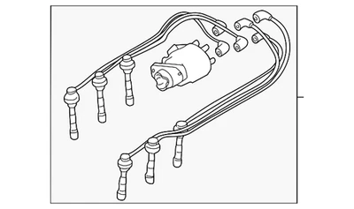 Juego de cables enchufables originales Mitsubishi MD361060 Foto 1 de 2