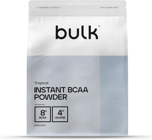 Pure Instant Branched Chain Amino Acids BCAA Powder, Tropical, 1 Kg, 100 Porzion - Foto 1 di 12