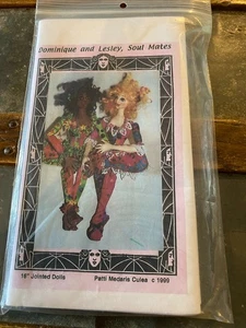 Dominique & Lesley Soul Mates 16" Jointed Dolls Pattern PMC Dolls - Picture 1 of 3