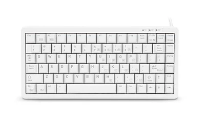 ML 4100 Ultraslim Keyboard- Light Gray - US 83 Key Layout. USB & PS/2 (G84-41... - Image 1 of 4