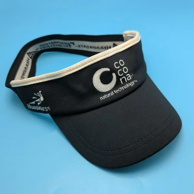 Cocona Natural Technology black visor hat - One size fits most - Image 1 of 4