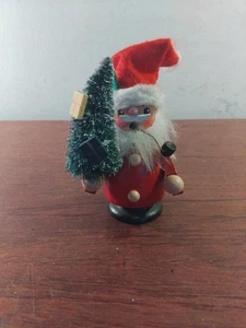 VINTAGE DEUTSCHE WEIHNACHTEN INSENSE BRENNER WEIHNACHTSMANN HOLZ - Bild 1 von 16