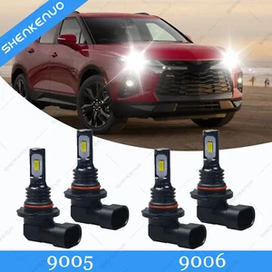 For Trailblazer 2003 - 2009 6000K Combo LED Headlights Bulbs High-Low Beam - Foto 1 di 11
