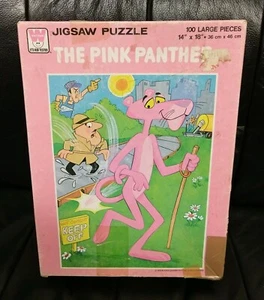 "Rompecabezas en caja vintage de pantera rosa, 1978, ""cemento húmedo" - Imagen 1 de 5