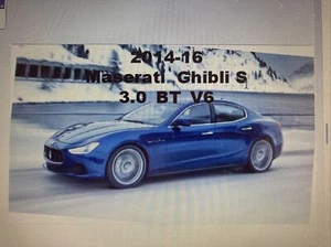 Download Maserati Ghibli S 2014-2016 Werkstatt Reparatur Service Handbuch Download - Bild 1 von 3