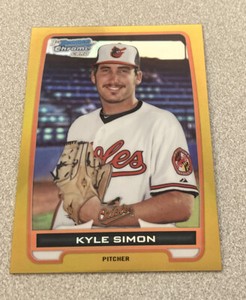 2012 Bowman Chrome Prospects Gold #BCP56 Kyle Simon Orioles /50 See Note