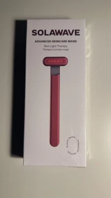 NUEVO {sellado} Solawave 4 en 1 Varita de terapia de luz LED roja color ROSA Foto 1 de 2