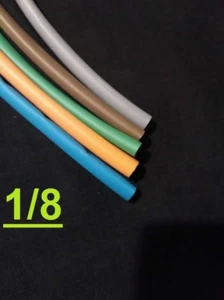 Tubo termorretráctil 2:1 poliolefina 1/8" pulgadas 3,1 mm TELCO GROUP 2 (5 PIES) - Imagen 1 de 10