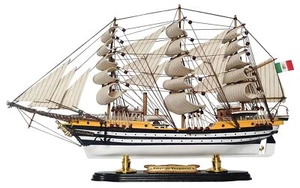 SAILINGSTORY Wooden Model Ship Amerigo Vespucci 1/190 Scale Replica Ship Mode... - Picture 1 of 6