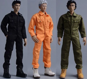 1/12 Scale Overall Jumpsuit Clothes Model for 6" SHF Nota VTOYS Male Figure - Picture 1 of 22