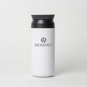 Hommix Tazza da viaggio rivestita in ceramica 350 ml - Bianco - Foto 1 di 3
