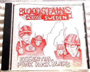 BLOODSTAINS ACROSS SWEDEN ESSENTIAL PUNK ROCK BLASTS 13-trk COMP 1977-1982 CD - Picture 1 of 1
