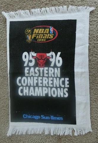 1996 CHICAGO BULLS - NBA Finals - SGA Issued Towel - CHAMPIONS - Jordan +++ Cover