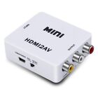 Convertitore Adattatore Da HDMI A AV CVBS RCA Audio Video PAL+NTSC + Cavo Usb