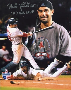 Mike Lowell Autographed 8x10 Photo - Picture 1 of 1