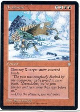 AVALANCHE Ice Age MTG Single Red Vintage WOTC Magic:The Gathering Uncommon