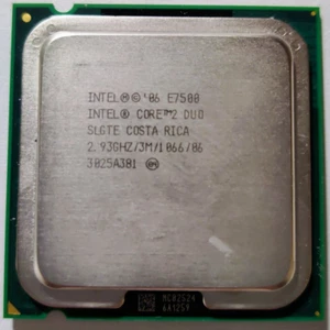 Intel Core 2 Duo E7500 2.93GHz Dual-Core Processor SLGTE LGA775 - Picture 1 of 2