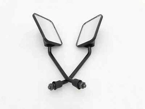 Fit For VESPA LML 4 STROKE REAR VIEW MIRROR SET BLACK - Picture 1 of 1