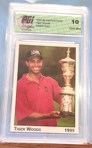 RARE 1995-96 STANFORD PROMO TIGER WOODS RC PG1 GEM MINT 10 - Picture 1 of 2